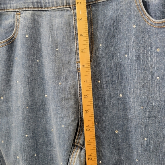 Lane Bryan Pull- On Fit Embellished High Rise Jegging Women's New Size 18 - Picture 6 of 12